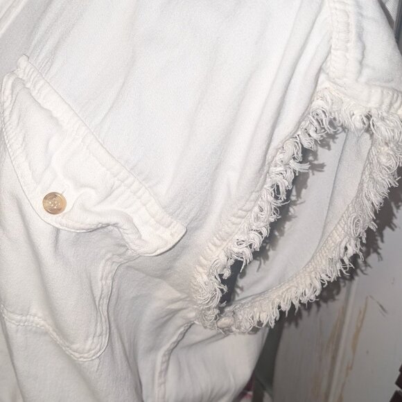 Biker Wear 2011 Black Hills Rally Sturgis South Dakota White Denim Jacket Top XL - Picture 4 of 5